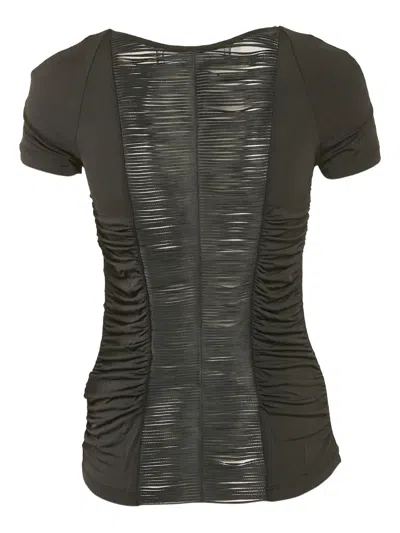 Pre-owned Elisabetta Franchi  Ruched Short-sleeve Top