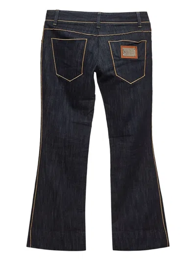 Pre-owned Dolce & Gabbana Flared Denim Jeans