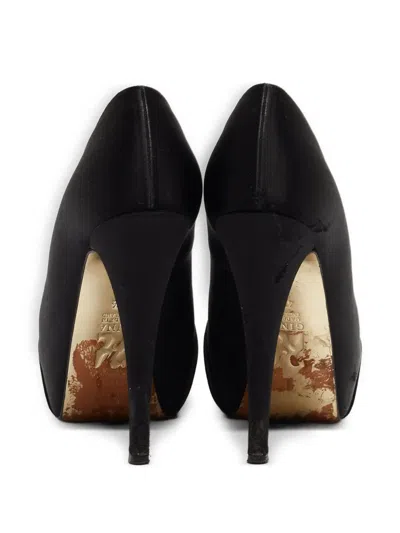Pre-owned Gina  125mm Platform Pumps