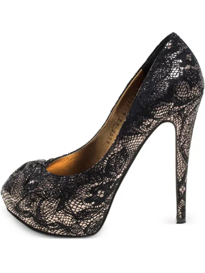 Pre-owned Gina  130mm Peep-toe Pumps