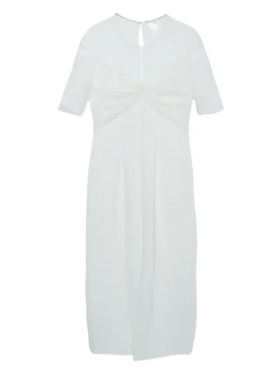 Pre-owned Jenny Packham  Ruched-bodice Dress