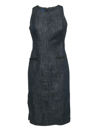 Pre-owned Kenzo Denim Midi Dress