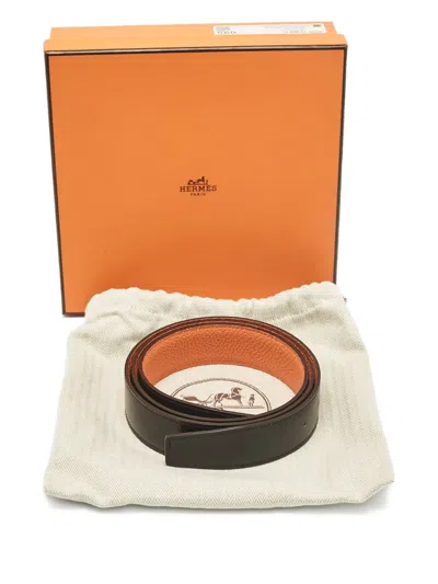Pre-owned Hermes Reversible Belt Strap
