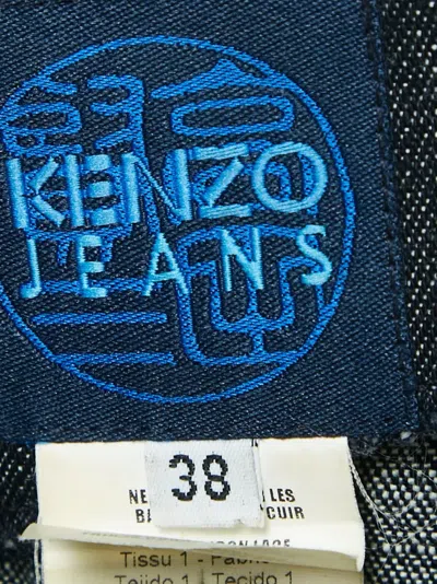 Pre-owned Kenzo Denim Midi Dress