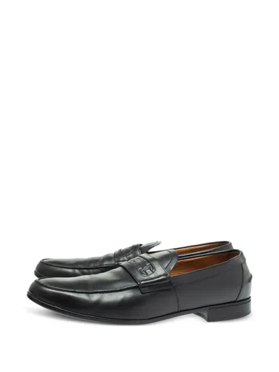 Pre-owned Gucci Leather Loafers