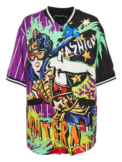 Pre-owned Dolce & Gabbana Cartoon-print Shirt