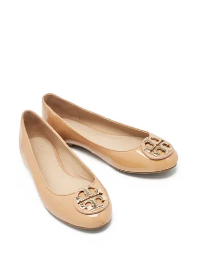 Pre-owned Tory Burch  Patent-leather Ballet Flats