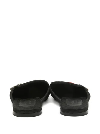 Pre-owned Gucci Satin Flats