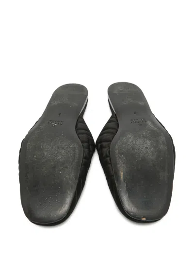 Pre-owned Gucci Satin Flats