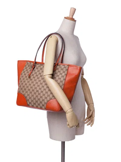 Pre-owned Gucci 2016-2024 Gg Canvas Bree Tote Bag