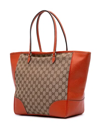 Pre-owned Gucci 2016-2024 Gg Canvas Bree Tote Bag