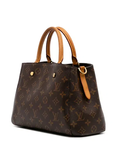 Pre-owned Louis Vuitton 2015 Monogram Montaigne Mm Satchel