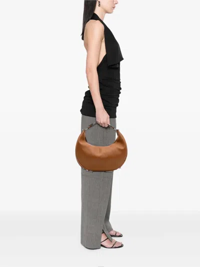 Pre-owned Fendi 2010-2025 Medium Leather Graphy Hobo Bag