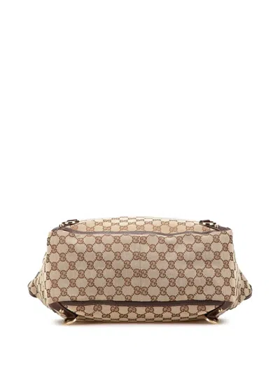 Pre-owned Gucci 2000-2015 Gg Canvas Abbey D Ring Tote Bag