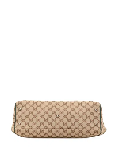 Pre-owned Gucci 2000-2015 Gg Canvas Web Pop Tote Bag