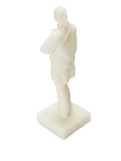 Stance Marble-effect Sculpted Candle (440g) In White