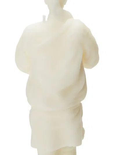 Stance Marble-effect Sculpted Candle (440g) In White