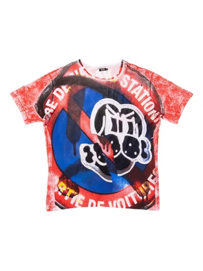 Chite' Graphic-print Crew-neck T-shirt