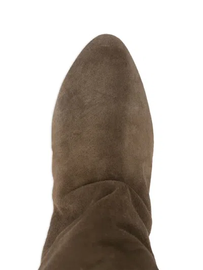 Isabel Marant 60mm Dalby Suede Boots In Brown