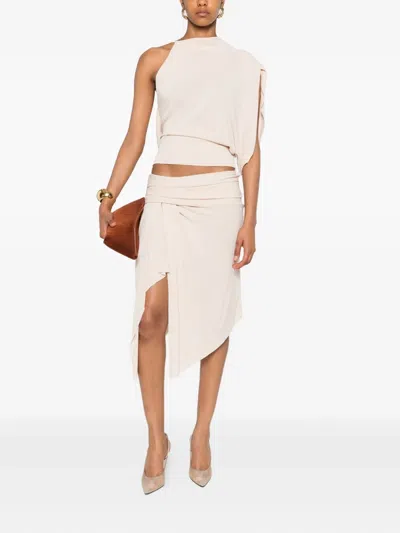 Francesco Murano Draped Asymmetric Skirt