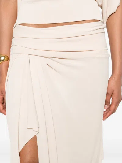Francesco Murano Draped Asymmetric Skirt
