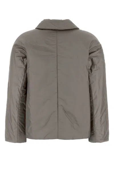 Max Mara Giubbino Imbottito Greens In Poliestere Grigio Donna In Gray