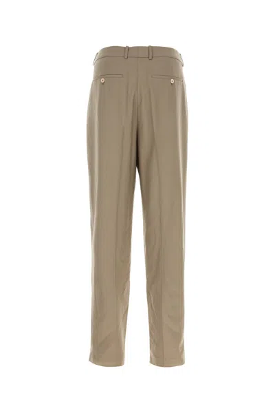 Saint Laurent Cappuccino Cashmere Pant In Brown