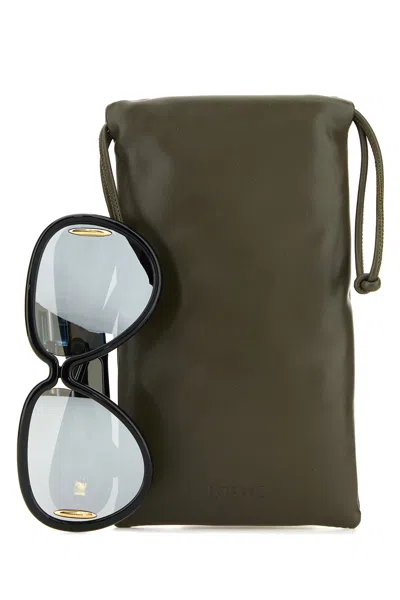 Loewe Occhiali Da Sole In Acetato Nero Unisex
