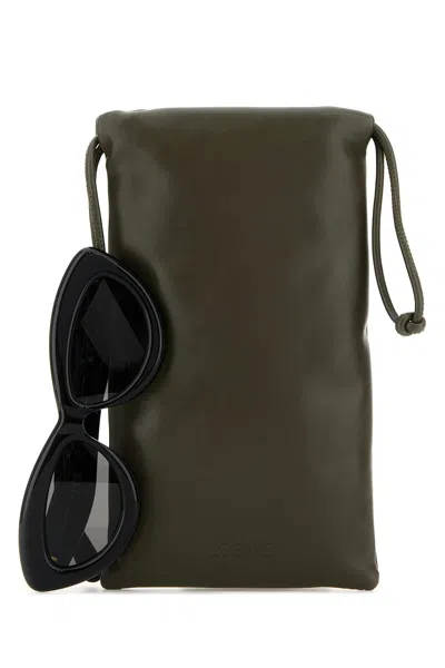 Loewe Occhiali Da Sole In Acetato Nero Unisex