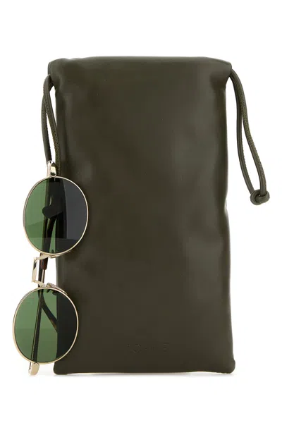 Loewe Occhiali Da Sole In Metallo Oro  Unisex