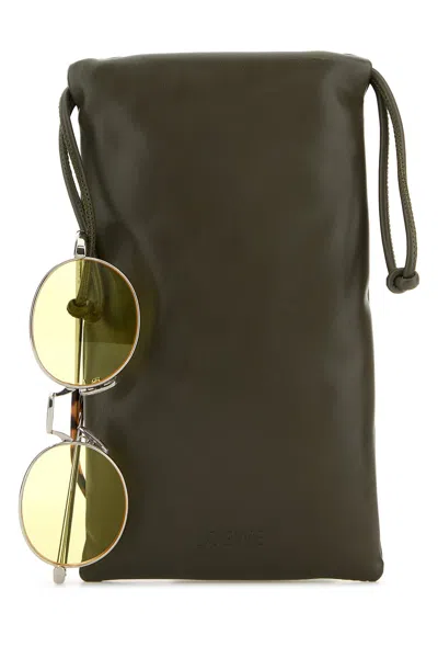 Loewe Occhiali Da Sole In Metallo Argento  Unisex