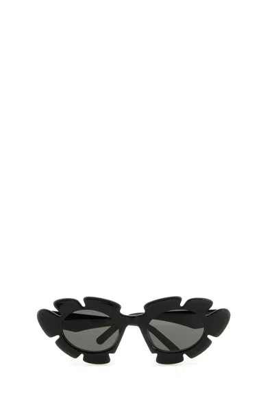 Loewe Occhiali Da Sole In Acetato Nero Unisex