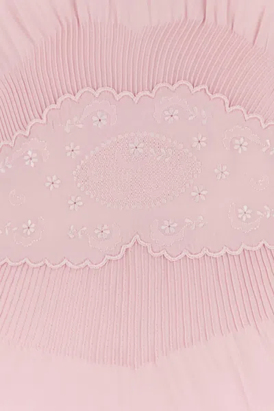 Prada Abito In Raso Rosa Donna In Pink