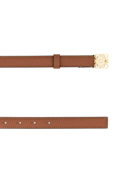 Loewe Cintura In Pelle Caramello Donna