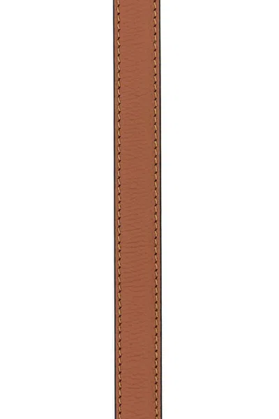 Loewe Cintura In Pelle Caramello Donna