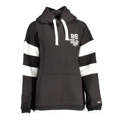 Tommy Hilfiger Chic Hooded Sweatshirt With Contrasting Print In Gray