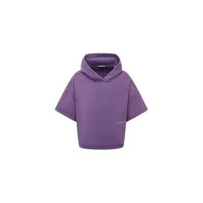 Hinnominate Purple Cotton Sweater In Purple