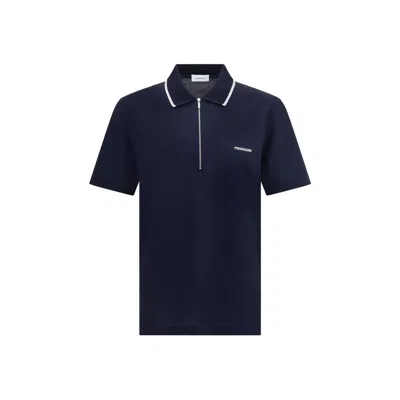 Ferragamo Zip Collar Polo Shirt