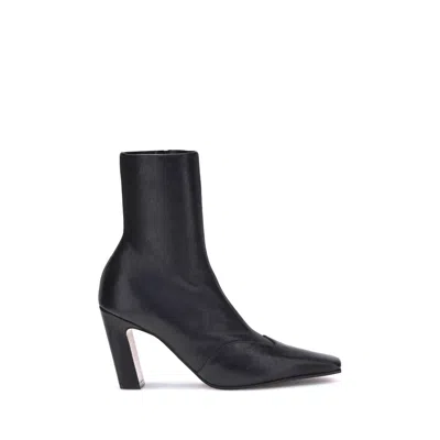 Khaite Nevada Ankle Boots In Black