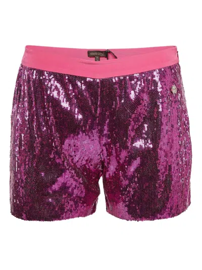 Pre-owned Roberto Cavalli Vintage  Sequinned Shorts