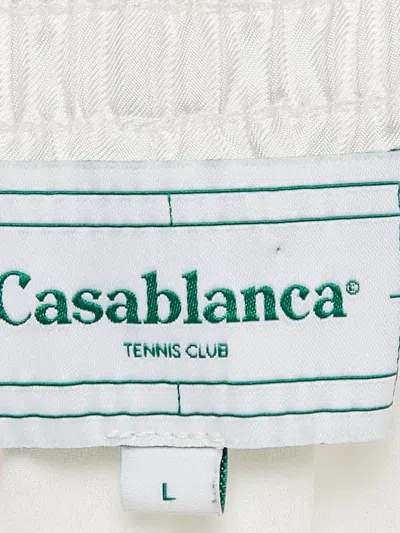 Pre-owned Casablanca  Le Jeu De Ping Pong Diagonal-striped Swim Shorts