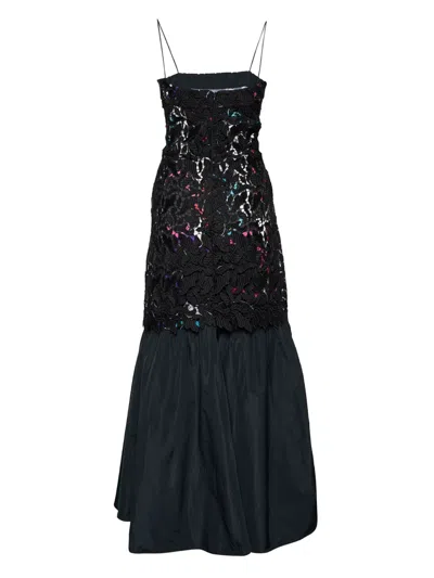 Pre-owned Emporio Armani Embroidered Sleeveless Maxi Dress