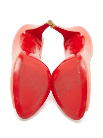Pre-owned Christian Louboutin 100mm Flo Pumps
