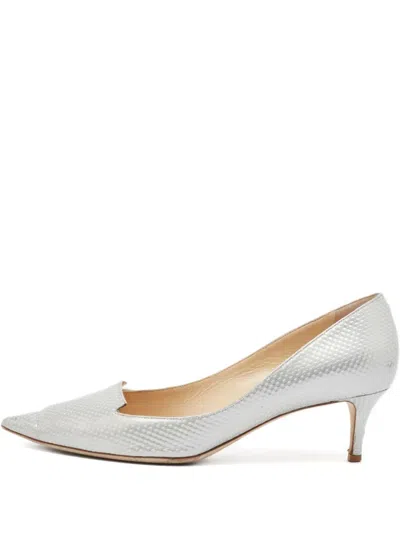Pre-owned Jimmy Choo 55mm Attila Leather Pumps