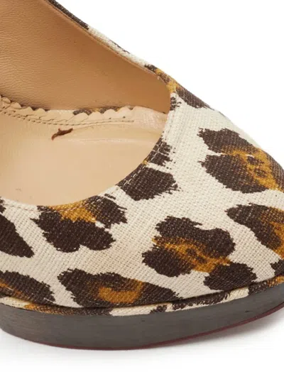 Pre-owned Charlotte Olympia  140mm Leopard-print Platform Pumps