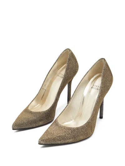 Pre-owned Stuart Weitzman Metallic Heeled Pumps