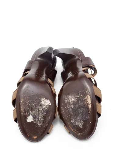 Pre-owned Sergio Rossi Vintage  110mm Leather Sandals