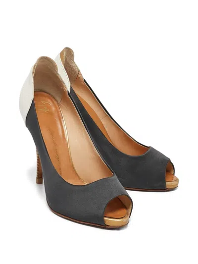 Pre-owned Giuseppe Zanotti Vintage  100mm Peep-toe Pumps