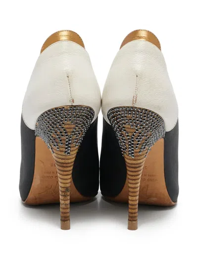 Pre-owned Giuseppe Zanotti Vintage  100mm Peep-toe Pumps