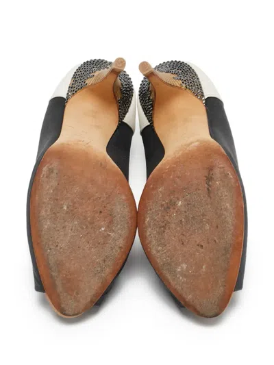 Pre-owned Giuseppe Zanotti Vintage  100mm Peep-toe Pumps